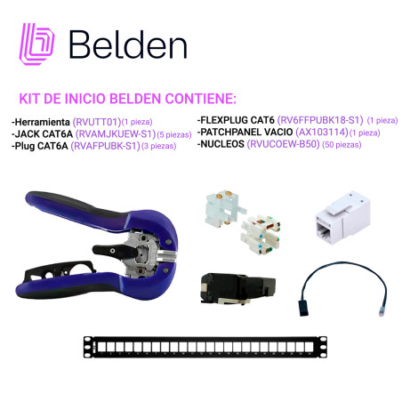 KIT DE INICIO BELDEN BEL-TOOLS ESSENTIALS TODO LO NECESARIO PARA COMENZAR CON LA SOLUCION REVCONNECT