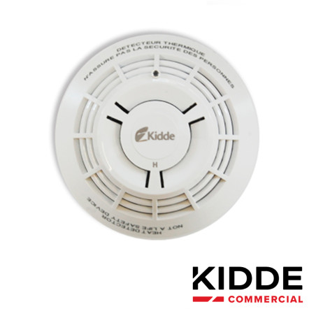 Detector direccionable térmico temperatura incremental y fija inteligente temperatura incremental y fija KIDDE KI-HRD