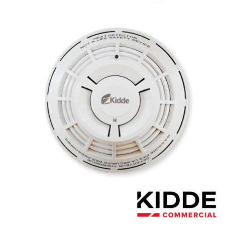 Detector direccionable térmico temperatura fija direccionable temperatura fija 135 °F 57.2 °C requiere base serie KIDDE KI-HFD