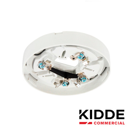 Base para detector de humo base estándar plástica giro y bloqueo terminales para circuito SLC KIDDE KI-SB