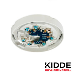 Base con relevador para detectores con relé contacto seco 1A 30 Vcc conexión convencional KIDDE KI-RB