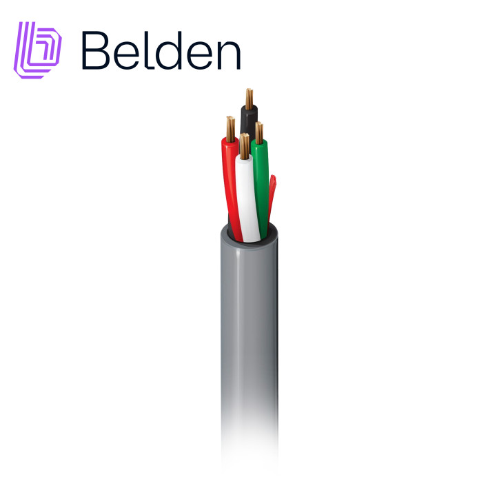 Cable de seguridad y sonido 4 conductores Calibre 14 Awg Uso interior BELDEN 5102UE 0081000