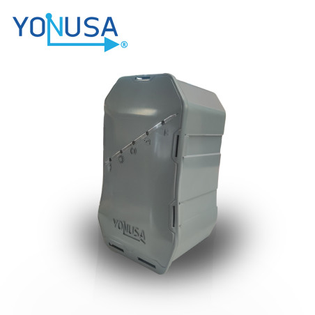 Energizador para cerca electrificada Cubre 500 metros lineales Cubre 100 metros en 5 líneas Control remoto YONUSA ENERGIZADOR HS