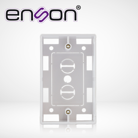 Caja plástica para empalmes / registro tapa ciega ABS 72x115x36.2mm ENSON ENS-947