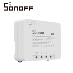 Interruptor inteligente On/Off de potencia para riel DIN On/Off Monitoreo de consumo eléctrico 25A SONOFF POWR3