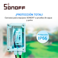 Carcaza impermeable IP66 IP66 Material ABS V0 Cubierta PC V0 SONOFF IP66 WATERPROOF CASE