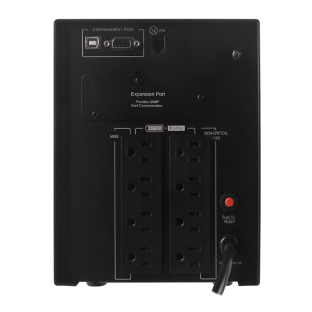CyberPower PR1500LCD sistema de alimentación ininterrumpida (UPS) Línea interactiva 1.5 kVA 1050 W 8 salidas AC