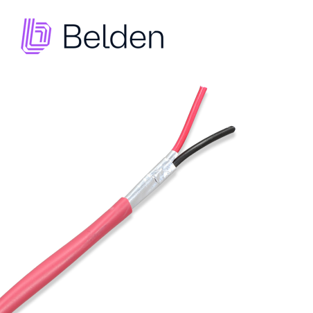 Cable de alarma contra incendios Riser-FPLR 2 conductores 16 AWG BELDEN 5220FL 002A1000