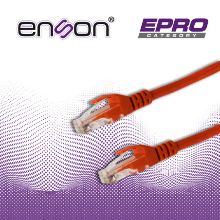 Patchcord UTP categoría 6 CAT6 UTP 60 cm ENSON P6006O