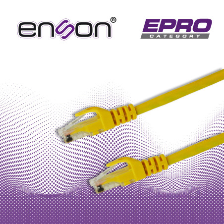Patchcord UTP Cat6 Categoría 6 90 CMS 24 AWG ENSON P6009Y