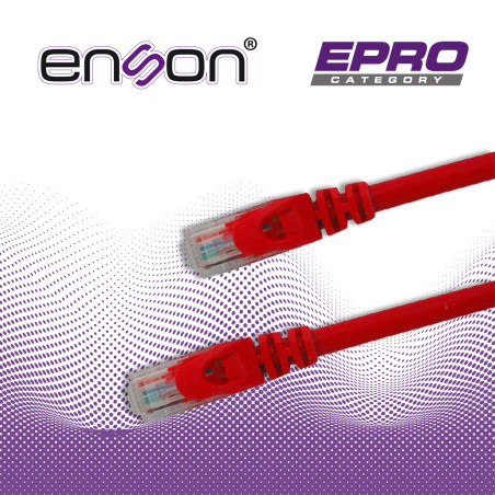 Patch cord UTP Cat6 Categoría 6 4 pares 24 AWG ENSON P6009R