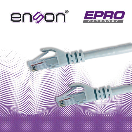 Patchcord UTP Cat6 Categoría 6 90 CMS Conductor tipo solido ENSON P6009G