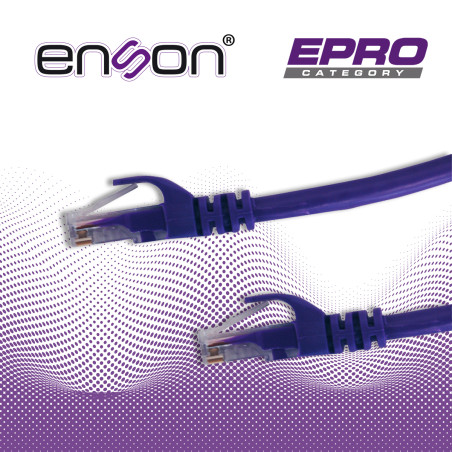 Patch cord UTP Cat6 Categoría 6 24 AWG 4 pares ENSON P6009P