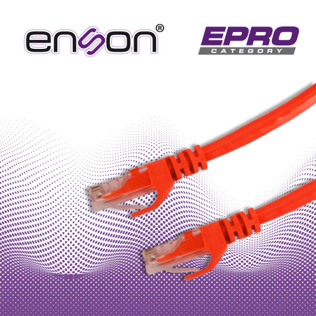 Patchcord UTP categoría 6 Cat6 120 cm 24 AWG ENSON P6012O