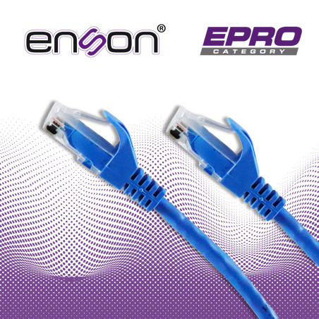 Patch cord UTP Cat6A Category 6A 4 Pair 26 AWG 90 cm ENSON P6A009L