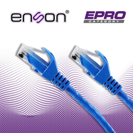 Patch cord UTP Cat6A Categoría 6A 2.1 m 26 AWG ENSON P6A021L