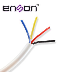 Cable de alarma multifilar 4 Hilos 22AWG 4 Hilos Calibre 22AWG Bobina 305 metros ENSON ALARMA 32202W305