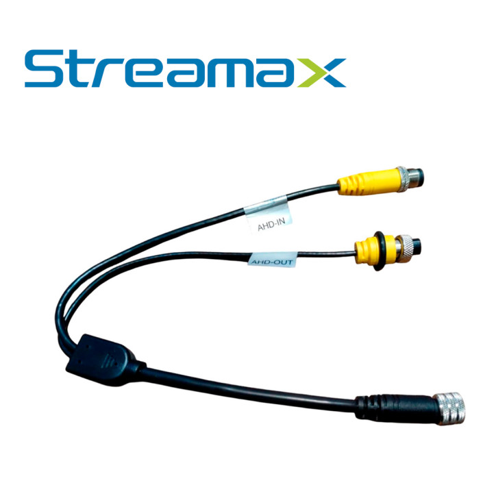 Cable de comunicación con conector M12-4 conector M12-4 transmisión de video y audio diseño resistente a STREAMAX - MERIVA MM12 Cable de comunicación con conector M12-4 conector M12-4 transmisión de video y audio diseño resistente a STREAMAX - MERIVA MM12