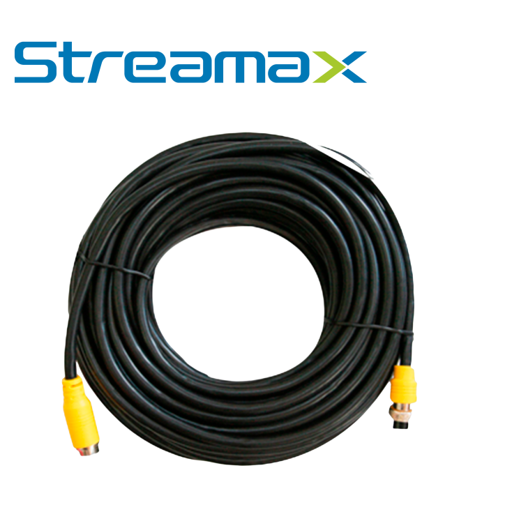 Cable DIN de aviación 6 pines DIN de aviación 6 pines 9 metros cable blindado STREAMAX - MERIVA MCBIP90