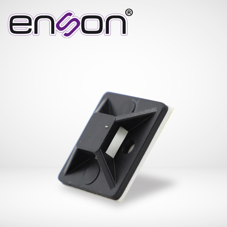 Base porta cincho autoadherible autoadherible 25 mm por lado Nylon 66 ENSON ENS-AG19