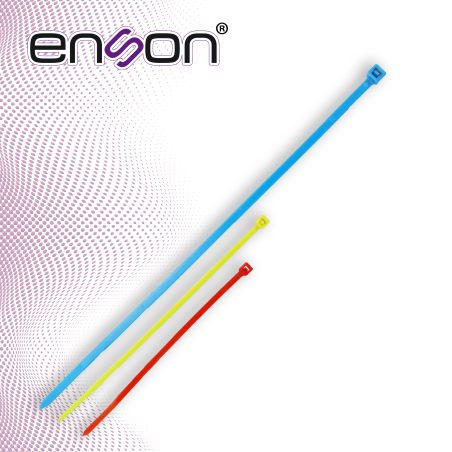 Kit de cinchos de nylon 75 piezas Nylon 66 25 cinchos de 2.5mm x 100mm 25 cinchos de 2.5mm x 120mm 25 cinchos ENSON ENS-CHKIT1