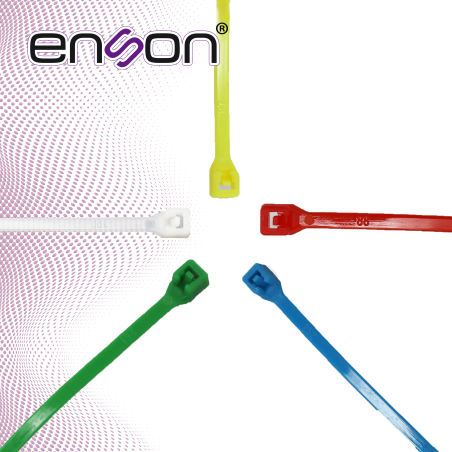 Kit de cinchos de nylon 500 piezas 5 colores 100 mm ENSON ENS-CHKIT2