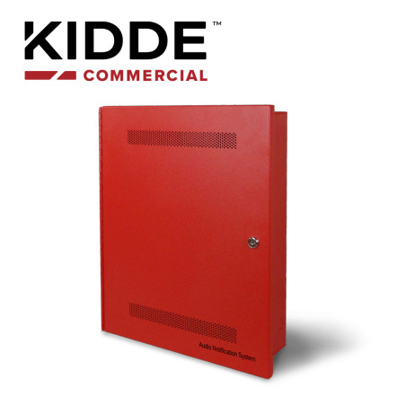Panel de notificación por voz 50 W reproductor de mensajes grabados 20 min cumple NFPA 72 KIDDE ANS50MDR2