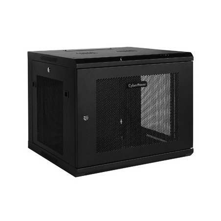 CyberPower CR9U61001 armario rack 9U Bastidor de pared Negro