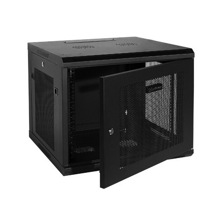 CyberPower CR9U61001 armario rack 9U Bastidor de pared Negro