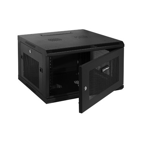 CyberPower CR6U61001 armario rack 6U Bastidor de pared Negro