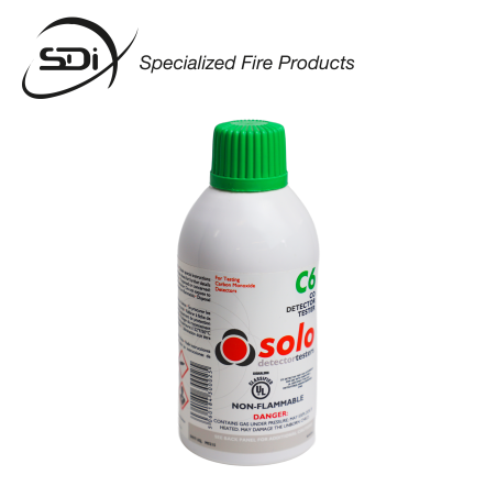 Probador de monóxido de carbono lata 10OZ Gas de CO genuino no inflamable SDI SOLO C6 LATA 10OZ