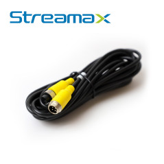 Cable de conexión 4-pin Conector DIN aviación 4 pines Uso en interiores Longitudes 3 5 7 y 10 m STREAMAX - MERIVA MBCE50
