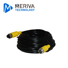 Cable DIN de aviación 4 pines 4 pines 10 m Soporta video audio y 12VDC STREAMAX - MERIVA MBCE110