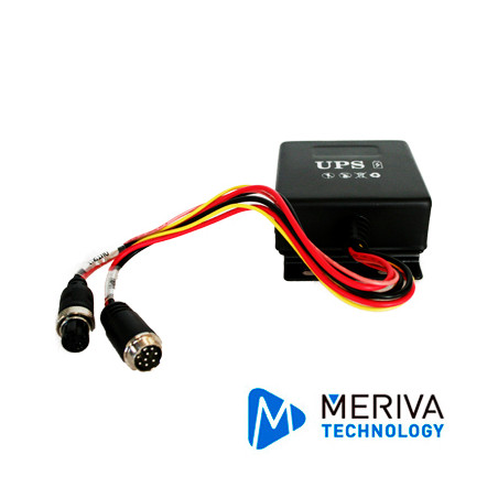 UPS de respaldo para MDVR Respaldo hasta 30 minutos Corrige sobre voltajes Fusible incorporado STREAMAX - MERIVA MVA-MUPS