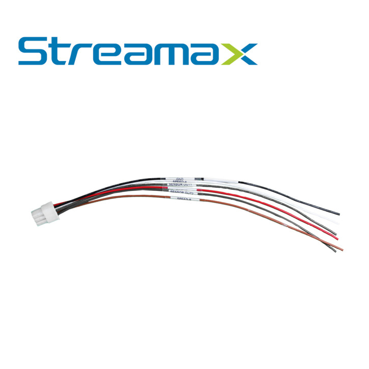 Videovigilancia analógica conector 5557 de 8pin longitud 25 cm 2 salidas de alarma STREAMAX - MERIVA MSC A16MAX