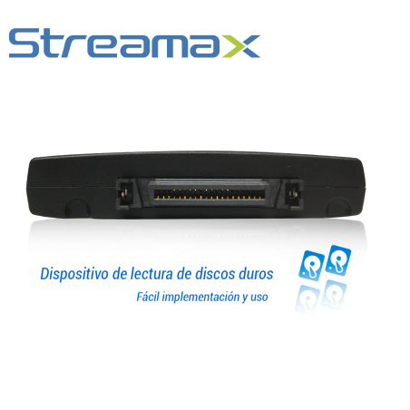 Lector de discos duros interfaz para descargar grabaciones Entrada de alimentación 12 VCD Adaptador STREAMAX - MERIVA MHDD8000