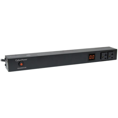 CyberPower PDU20M2F8R unidad de distribución de energía (PDUs) 10 salidas AC 1U Negro