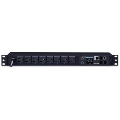 CyberPower PDU31001 unidad de distribución de energía (PDUs) 8 salidas AC 1U Negro