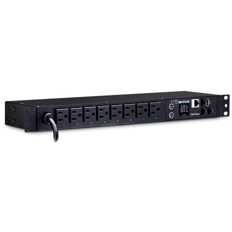 CyberPower PDU31001 unidad de distribución de energía (PDUs) 8 salidas AC 1U Negro