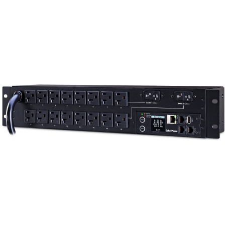 CyberPower PDU31003 unidad de distribución de energía (PDUs) 16 salidas AC 2U Negro