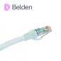 PATCHCORD UTP CAT5E BELDEN C501109010 FORRO PVC BLANCO CMR-RISER 4 PARES CALIBRE CONDUCTOR 24 AWG 100% COBRE USO INTERIOR PARTES