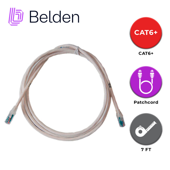 Patchcord UTP Categoría 6 UTP Categoría 6 7 pies 2.1 metros BELDEN C601109007