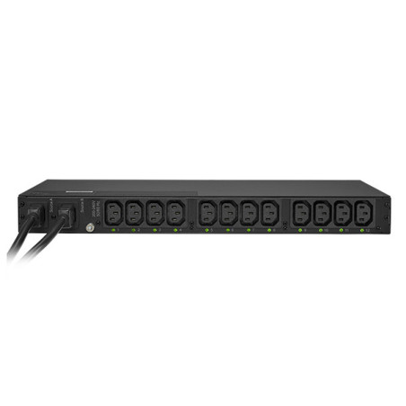 CyberPower PDU15SWHVIEC12ATNET unidad de distribución de energía (PDUs) 12 salidas AC 1U Negro