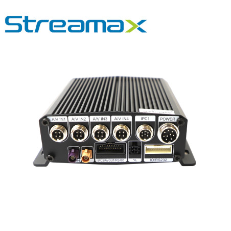 DVR móvil híbrido 4 canales AHD y 2 canales IPC Codificación 6 canales Full HD 1080P@30fps Soporta STREAMAX - MERIVA M1N2.0-GW4