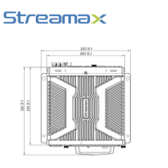 DVR móvil 24CH 24 canales 12CH AHD 12CH IP Conectividad 4G 5G y WiFi6 STREAMAX - MERIVA MA16MAX