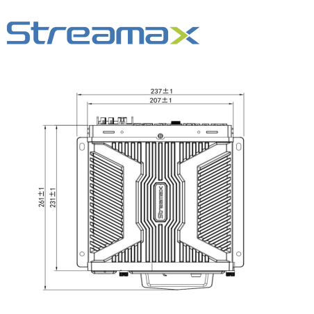 DVR móvil 24CH 24 canales 12CH AHD 12CH IP Conectividad 4G 5G y WiFi6 STREAMAX - MERIVA MA16MAX