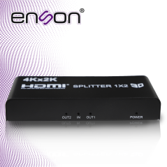 Distribuidor HDMI 1 entrada 2 salidas Full HD 1080p Luces LED ENSON ENS-HDMI12