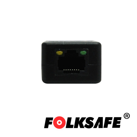 Extensor USB extiende hasta 200 m USB 1.1 y hasta 100 m conexión por UTP Cat 5E/6 plug & play FOLKSAFE FS-6201U