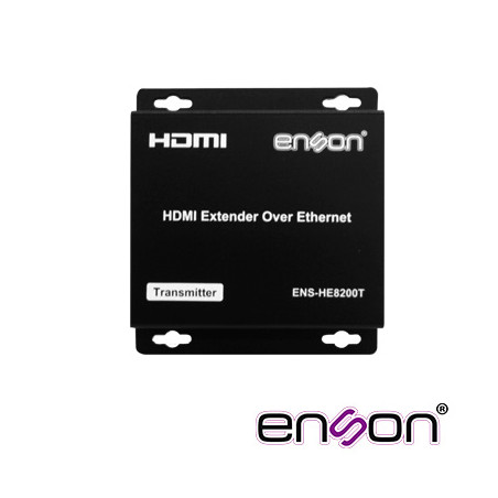 Kit extensor HDMI por IP transmisión HDMI por IP 1080p alcance 100 m ENSON ENS-HE8200