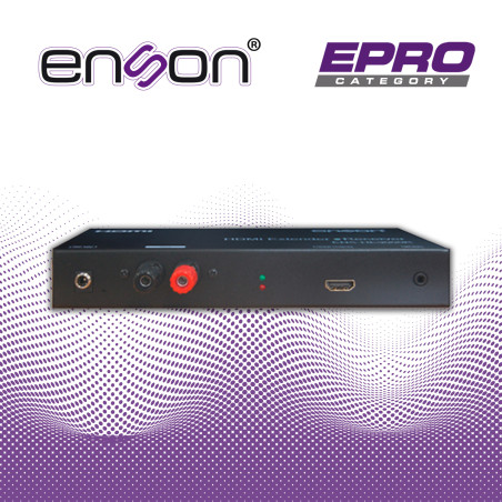 Receptor extensor HDMI Transmisión hasta 3800M Resolución hasta 1080P Control de paso IR ENSON ENS-HE9000R